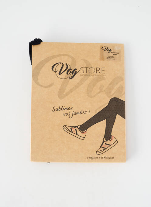 Colanți elasticitate negru VOGSTORE femme