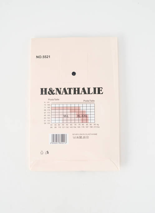 Colanți elasticitate negru H.NATHALIE femme