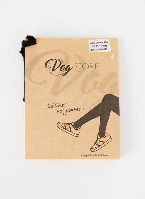 Colanți imprimeu fantezie negru VOGSTORE femme