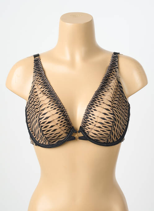 Sutien broderie sutien cupe întregi cu decolteu înalt negru AUBADE femme