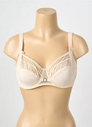 Sutien efect material satinat sutien cupe întregi cu decolteu înalt piele EMPREINTE femme