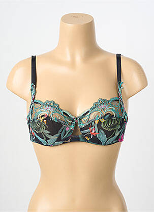 Sutien ușoară și transparentă sutien cupe întregi cu decolteu înalt negru LISE CHARMEL femme