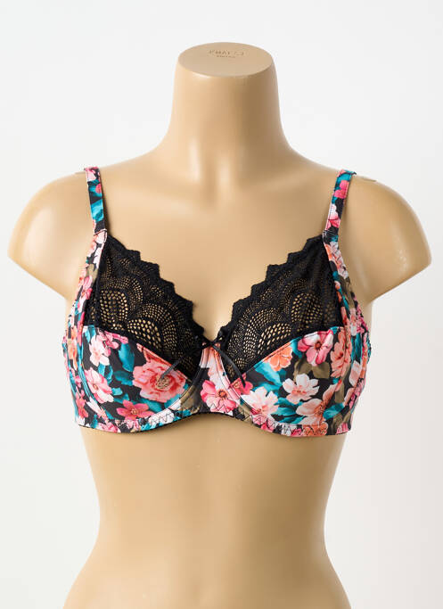 Sutien sutien cupe întregi cu decolteu înalt sutien cupe întregi cu decolteu înalt negru ANTIGEL femme