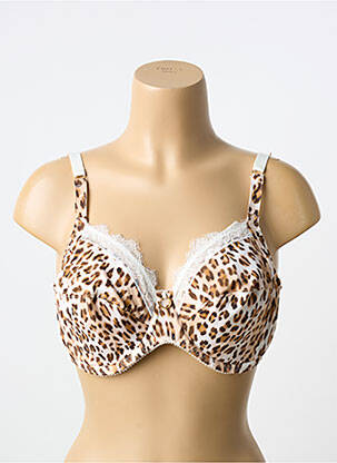 Sutien sutien cupe întregi cu decolteu înalt sutien cupe întregi cu decolteu înalt maro ANTIGEL femme