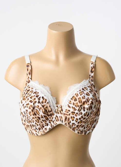 Sutien sutien cupe întregi cu decolteu înalt sutien cupe întregi cu decolteu înalt maro ANTIGEL femme