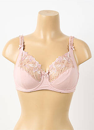 Sutien ușoară și transparentă sutien cupe întregi cu decolteu înalt roz PRIMA DONNA femme