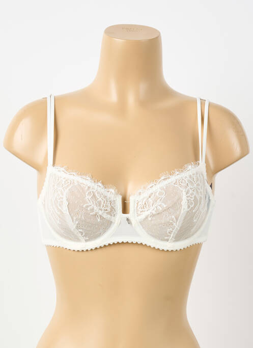 Sutien bretea multi poziție sutien balconet cu decolteu înalt bej PIEGE femme