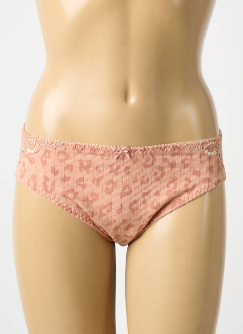 Chilot efect material satinat bej PRIMA DONNA femme