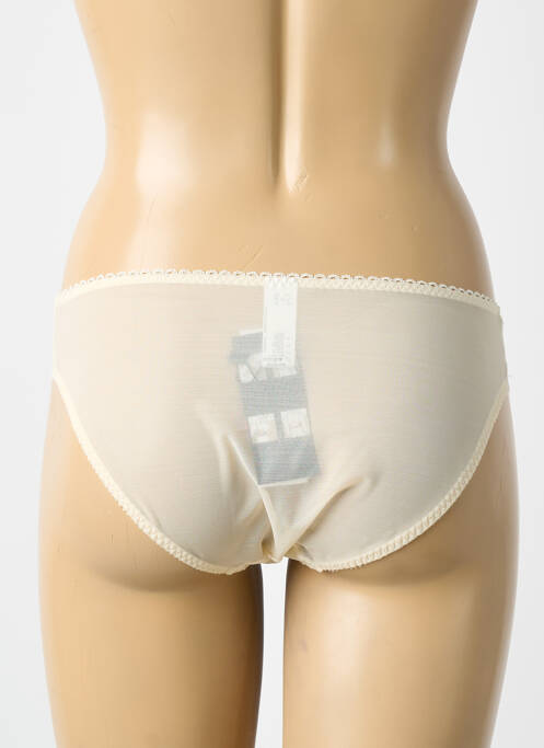 Chilot țesătură satinată bej EMPREINTE femme