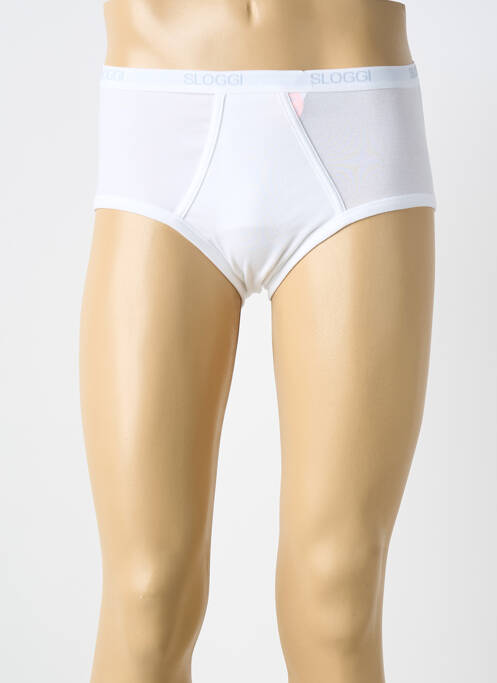 Chilot țesătură jersey alb SLOGGI homme