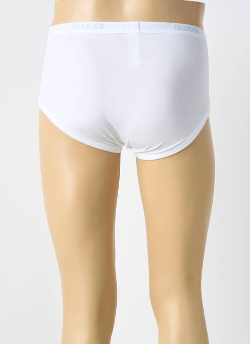 Chilot țesătură jersey alb SLOGGI homme