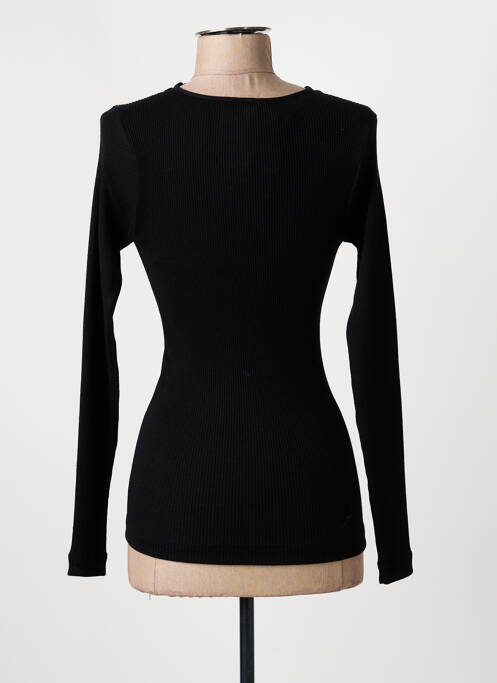 Top negru FRALY femeie