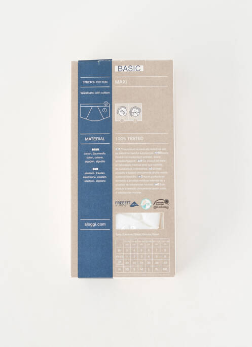 Chilot țesătură jersey alb SLOGGI homme