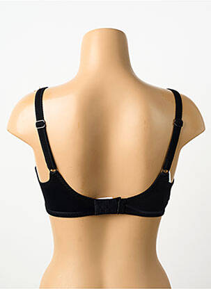 Sutien efect material satinat sutien cupe întregi cu decolteu înalt negru EMPREINTE femeie