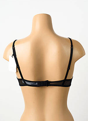 Sutien efect material satinat sutien balconet cu decolteu înalt negru MARIE JO femeie