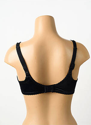 Sutien efect material satinat sutien cupe întregi cu decolteu înalt negru EMPREINTE femeie