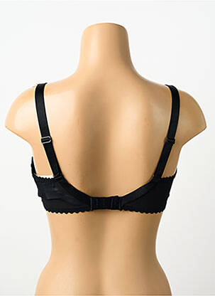 Sutien efect material satinat sutien cupe întregi cu decolteu înalt negru PRIMADONNA femeie