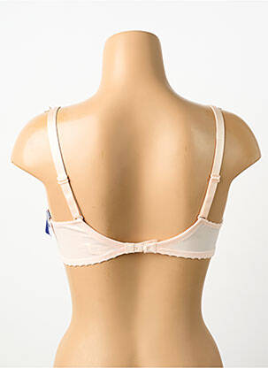 Sutien efect material satinat sutien cupe întregi cu decolteu înalt roz PRIMADONNA femeie