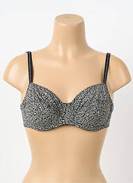 Sutien efect material satinat sutien cupe întregi cu decolteu înalt gri MARIE JO femme