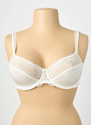 Sutien bretea multi poziție sutien cupe întregi cu decolteu înalt bej MARIE JO femme