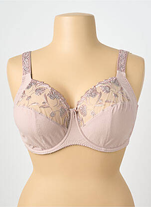 Sutien bretea multi poziție sutien cupe întregi cu decolteu înalt roz PRIMA DONNA femme