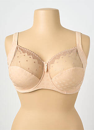 Sutien broderie sutien cupe întregi cu decolteu înalt piele EMPREINTE femme