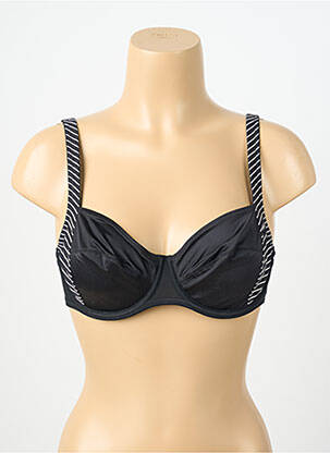 Sutien efect material satinat sutien cupe întregi cu decolteu înalt negru MARIE JO femeie