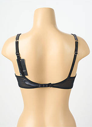 Sutien efect material satinat sutien cupe întregi cu decolteu înalt negru MARIE JO femeie