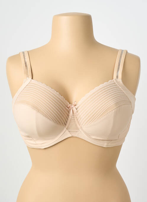 Sutien efect material satinat sutien cupe întregi cu decolteu înalt piele PRIMA DONNA femme