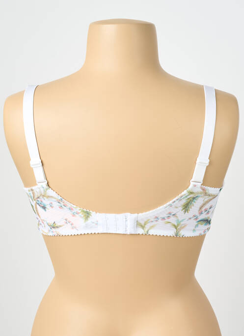 Sutien ușoară și transparentă sutien cupe întregi cu decolteu înalt alb EPRISE BY LISE CHARMEL femme