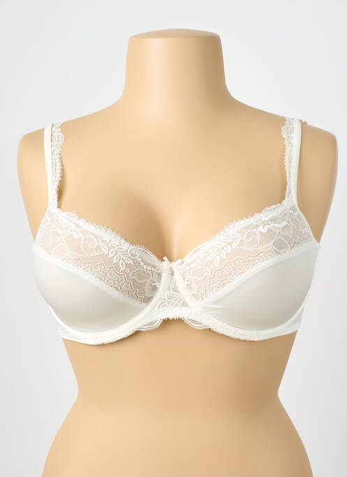 Sutien bretea multi poziție sutien cupe întregi cu decolteu înalt bej MARIE JO femme