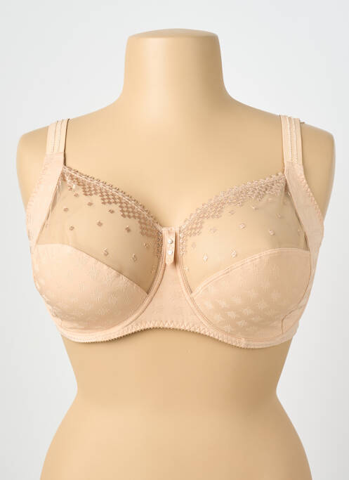 Sutien broderie sutien cupe întregi cu decolteu înalt piele EMPREINTE femme