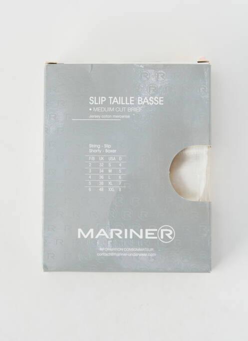 Chilot elasticitate alb MARINER homme