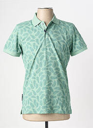 Polo elasticitate mâneci scurte verde SEA BARRIER homme