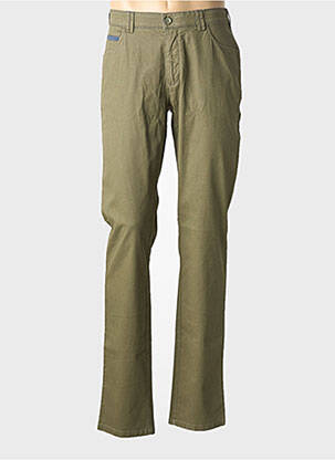 Pantalon chino elasticitate mărime normală verde EMYLE bărbat