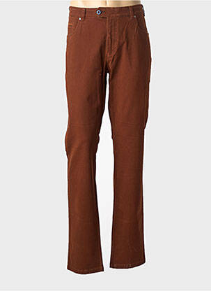 Pantalon drept elasticitate mărime normală maro LM CONFECTION bărbat