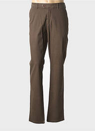 Pantalon chino elasticitate mărime normală maro LM CONFECTION bărbat