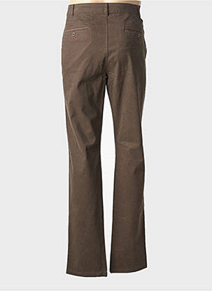 Pantalon chino elasticitate mărime normală maro LM CONFECTION bărbat