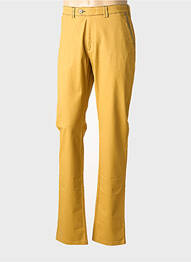 Pantalon chino elasticitate mărime normală galben EMYLE homme