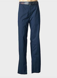 Pantalon chino elasticitate mărime normală albastru LUIGI MORINI homme