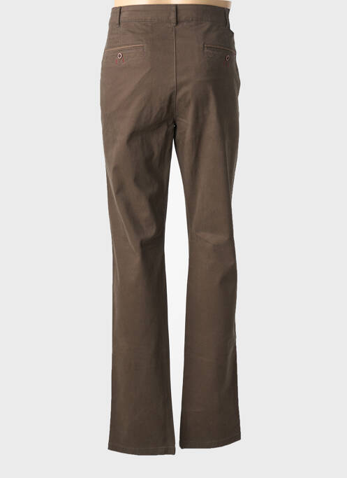 Pantalon chino maro LM CONFECTION bărbat