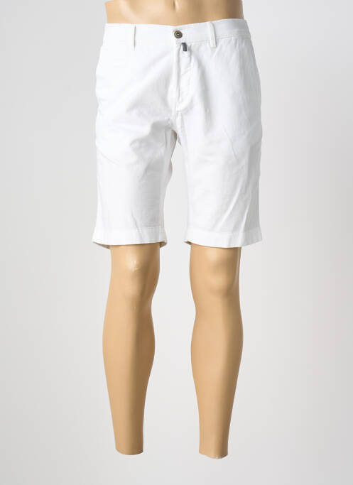 Bermudă talie elastică mărime normală alb PIERRE CARDIN homme