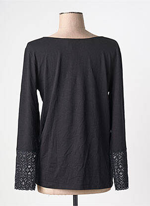 Top/caraco țesătură jersey negru LEMAHIEU femeie
