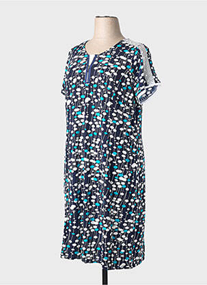 Rochie midi mâneci scurte mâneci scurte albastru GUY DUBOUIS femeie