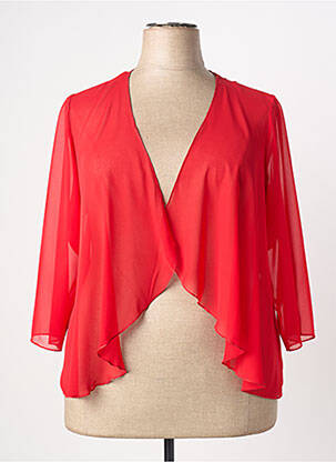 Vestă cu mâneci lungi roșu GUY DUBOUIS femeie
