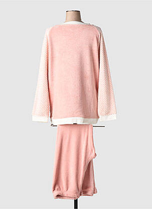 Pijama croială dreaptă roz ROSE POMME femeie