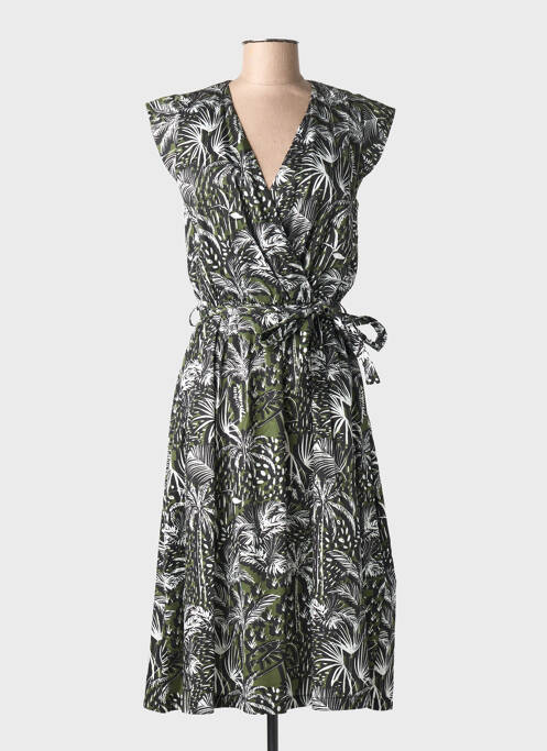 Rochie midi verde LEO & UGO femeie