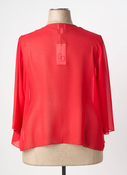 Vestă cu mâneci lungi roșu GUY DUBOUIS femeie