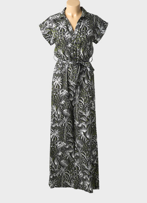 Salopetă-pantalon verde LEO & UGO femeie