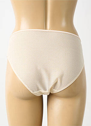Chilot efect material satinat bej SIMONE PERELE femeie